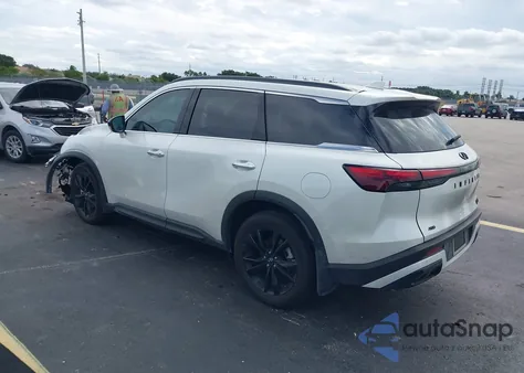 2025 Infiniti Qx60 Luxe Awd z USA, uszkodzony, nr VIN 5N1AL1FS3SC346633